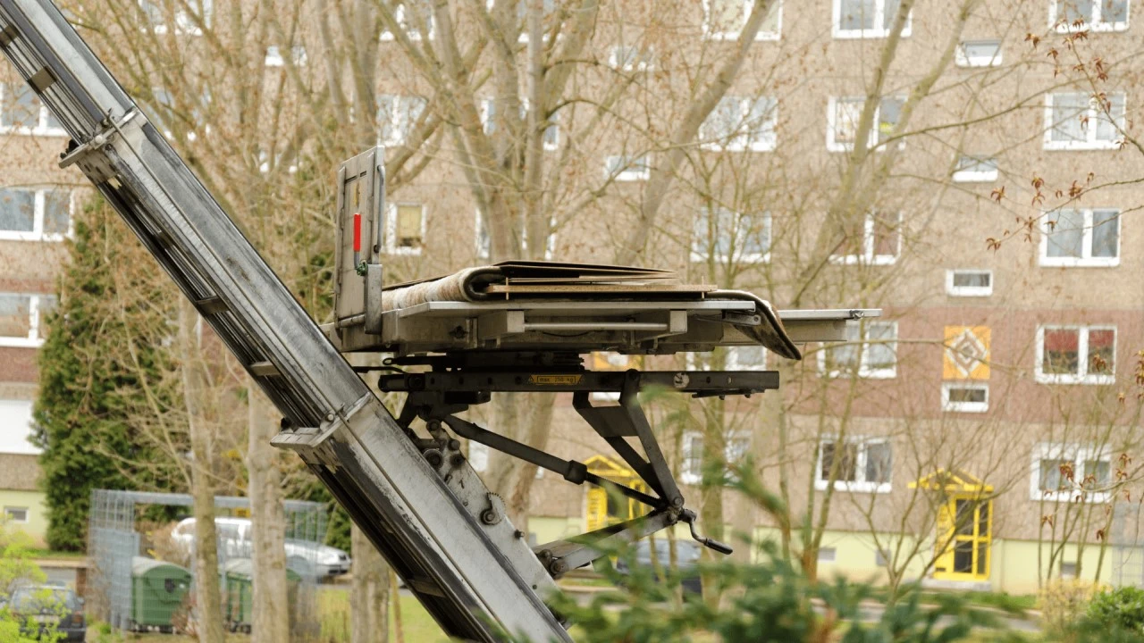 Umzug mit einem Möbellift in Frankfurt